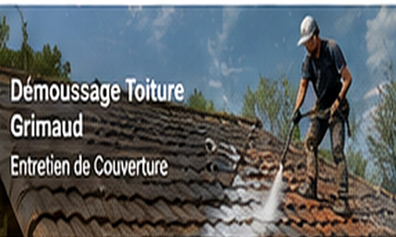 Chantier de couverture à Grimaud